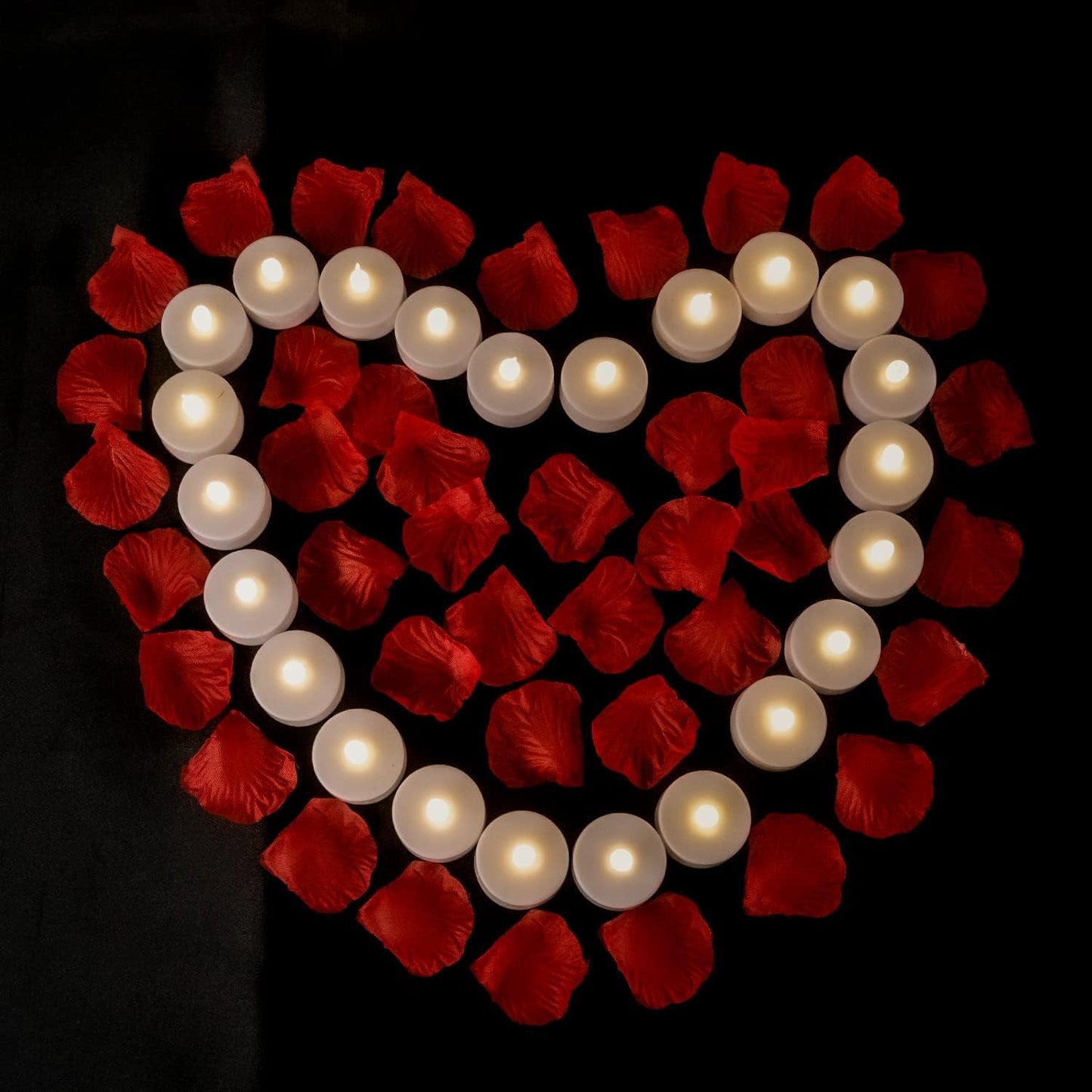 24 Flameless LED Tea Lights - Long Lasting Battery Operated Candles - Roots & Rooms