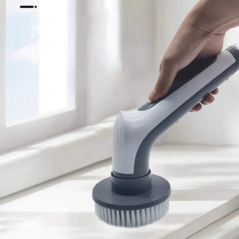 CleanMaster™ 6-in-1 Wireless Electric Scrub Brush – Adjustable Cleaning Tool for Bathroom, Kitchen & Window - Roots & Rooms