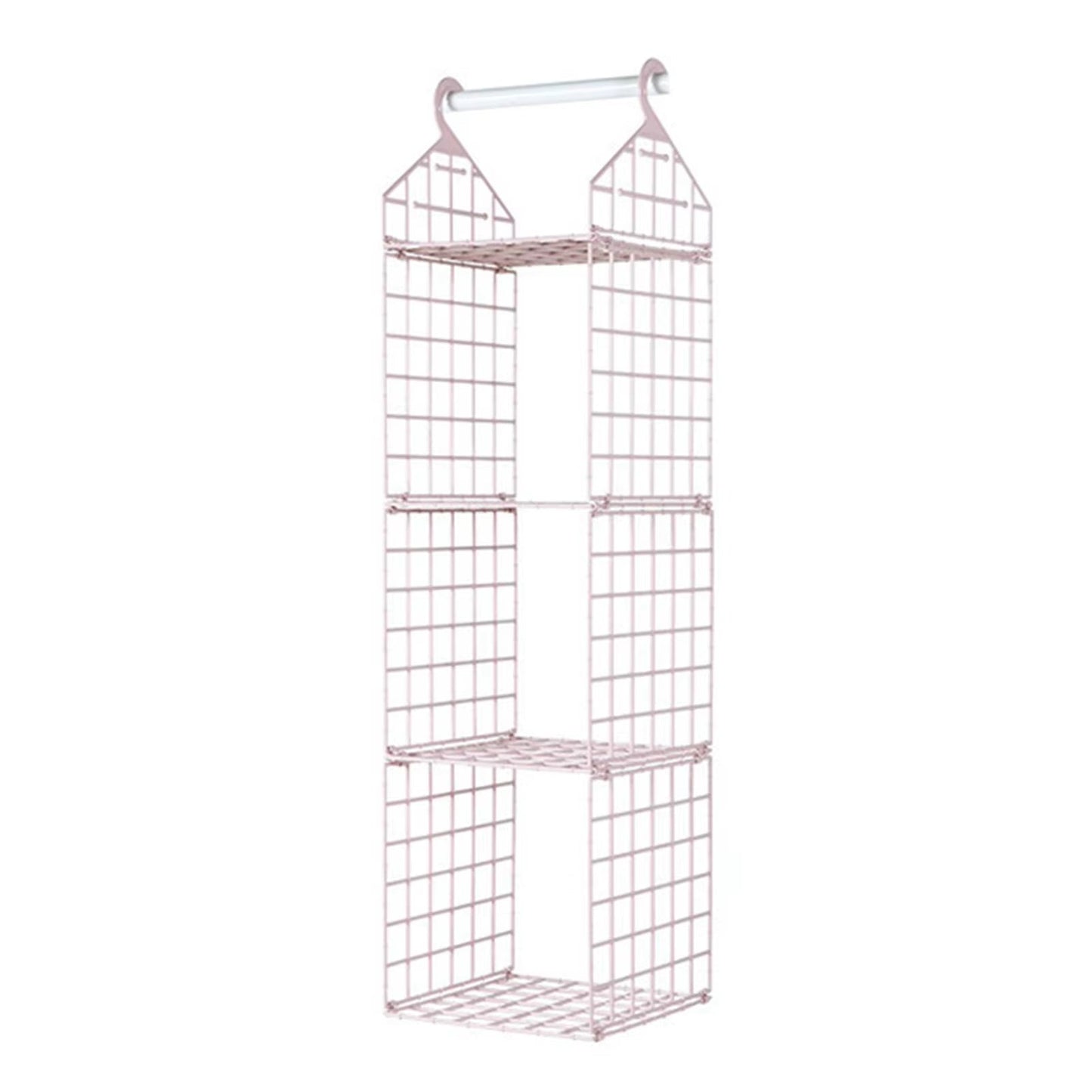 ClosetMax™ Foldable Hanging Organizer – Multi-Tier Space Saver for Pajamas, Coats, Sweaters & More - Roots & Rooms