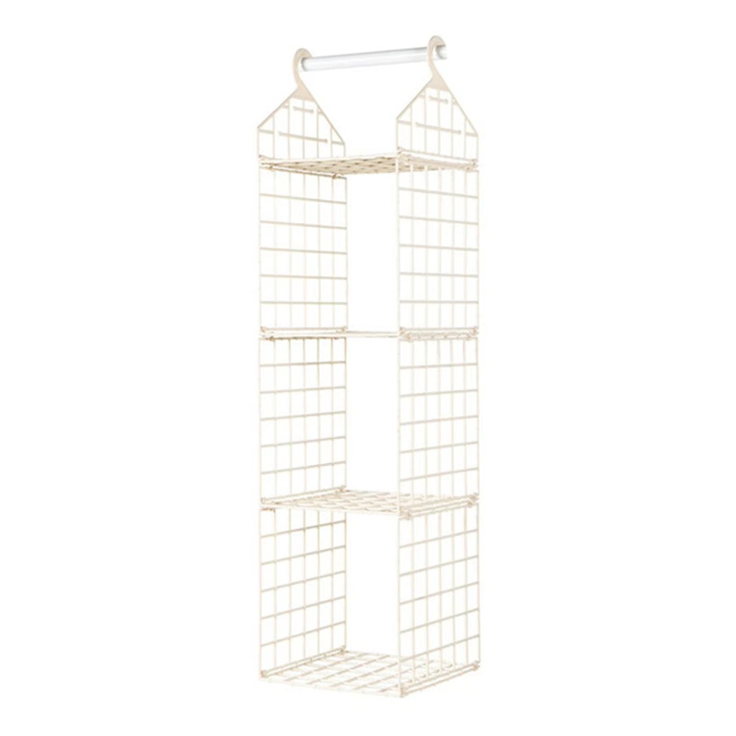 ClosetMax™ Foldable Hanging Organizer – Multi-Tier Space Saver for Pajamas, Coats, Sweaters & More - Roots & Rooms