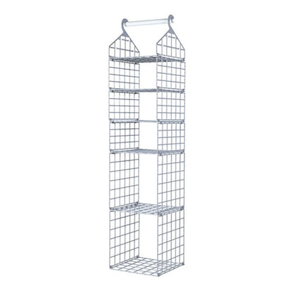 ClosetMax™ Foldable Hanging Organizer – Multi-Tier Space Saver for Pajamas, Coats, Sweaters & More - Roots & Rooms