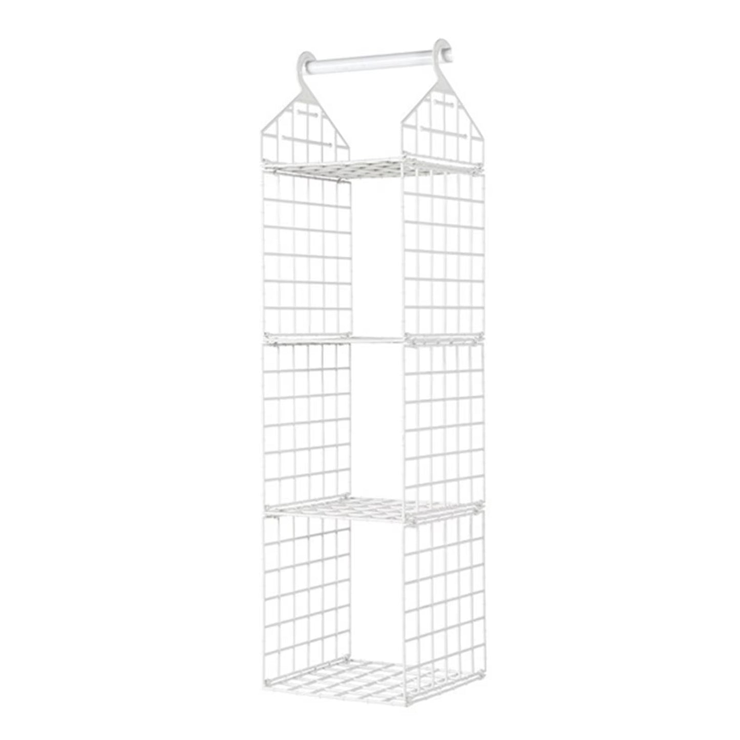 ClosetMax™ Foldable Hanging Organizer – Multi-Tier Space Saver for Pajamas, Coats, Sweaters & More - Roots & Rooms