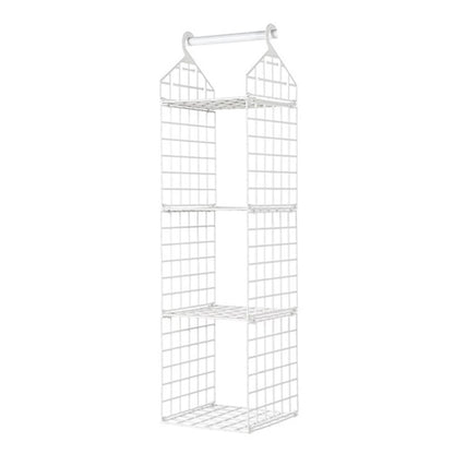 ClosetMax™ Foldable Hanging Organizer – Multi-Tier Space Saver for Pajamas, Coats, Sweaters & More - Roots & Rooms