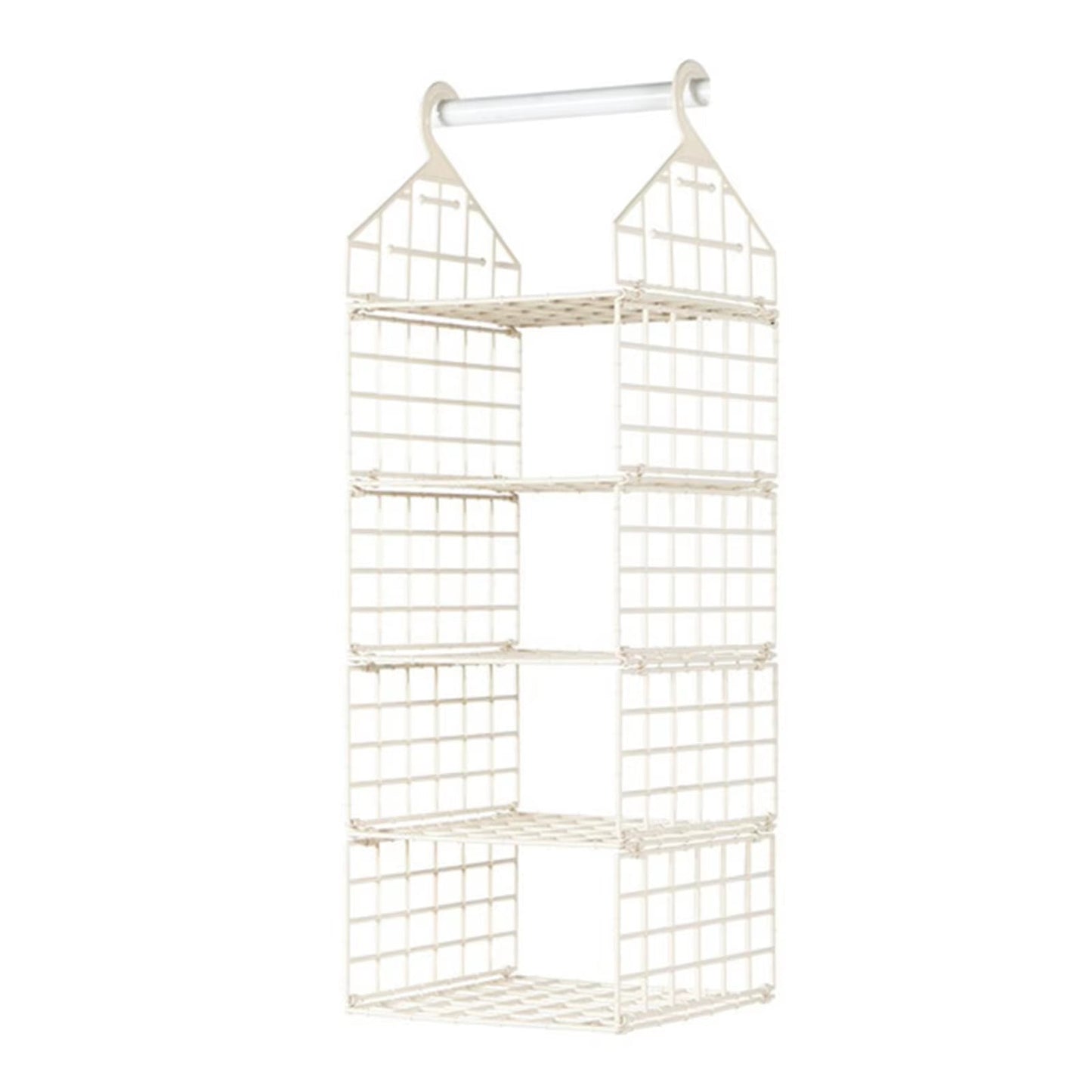 ClosetMax™ Foldable Hanging Organizer – Multi-Tier Space Saver for Pajamas, Coats, Sweaters & More - Roots & Rooms