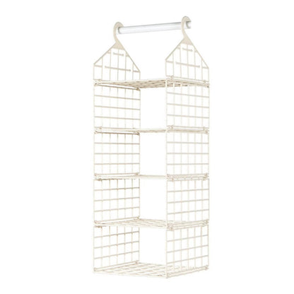 ClosetMax™ Foldable Hanging Organizer – Multi-Tier Space Saver for Pajamas, Coats, Sweaters & More - Roots & Rooms