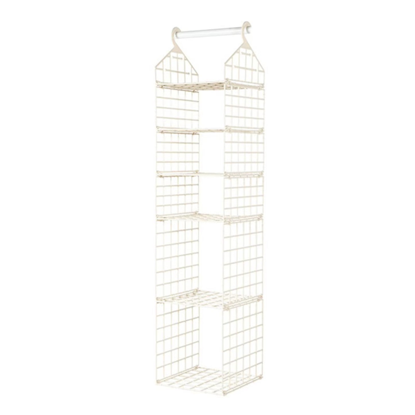 ClosetMax™ Foldable Hanging Organizer – Multi-Tier Space Saver for Pajamas, Coats, Sweaters & More - Roots & Rooms