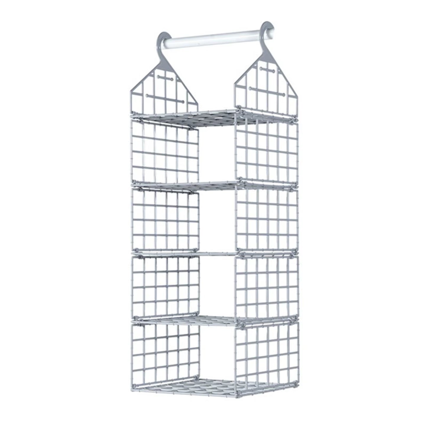 ClosetMax™ Foldable Hanging Organizer – Multi-Tier Space Saver for Pajamas, Coats, Sweaters & More - Roots & Rooms