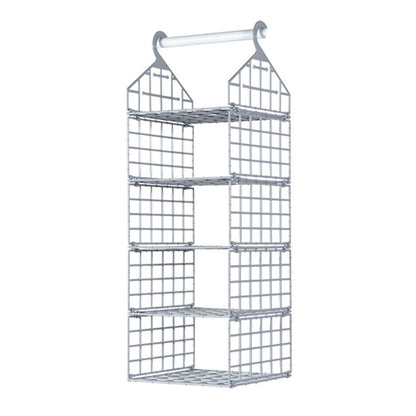ClosetMax™ Foldable Hanging Organizer – Multi-Tier Space Saver for Pajamas, Coats, Sweaters & More - Roots & Rooms