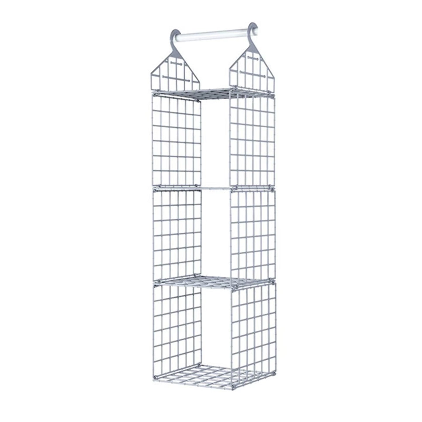 ClosetMax™ Foldable Hanging Organizer – Multi-Tier Space Saver for Pajamas, Coats, Sweaters & More - Roots & Rooms