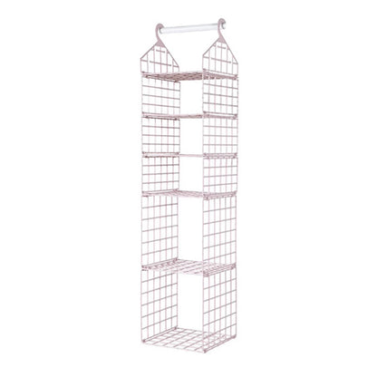 ClosetMax™ Foldable Hanging Organizer – Multi-Tier Space Saver for Pajamas, Coats, Sweaters & More - Roots & Rooms