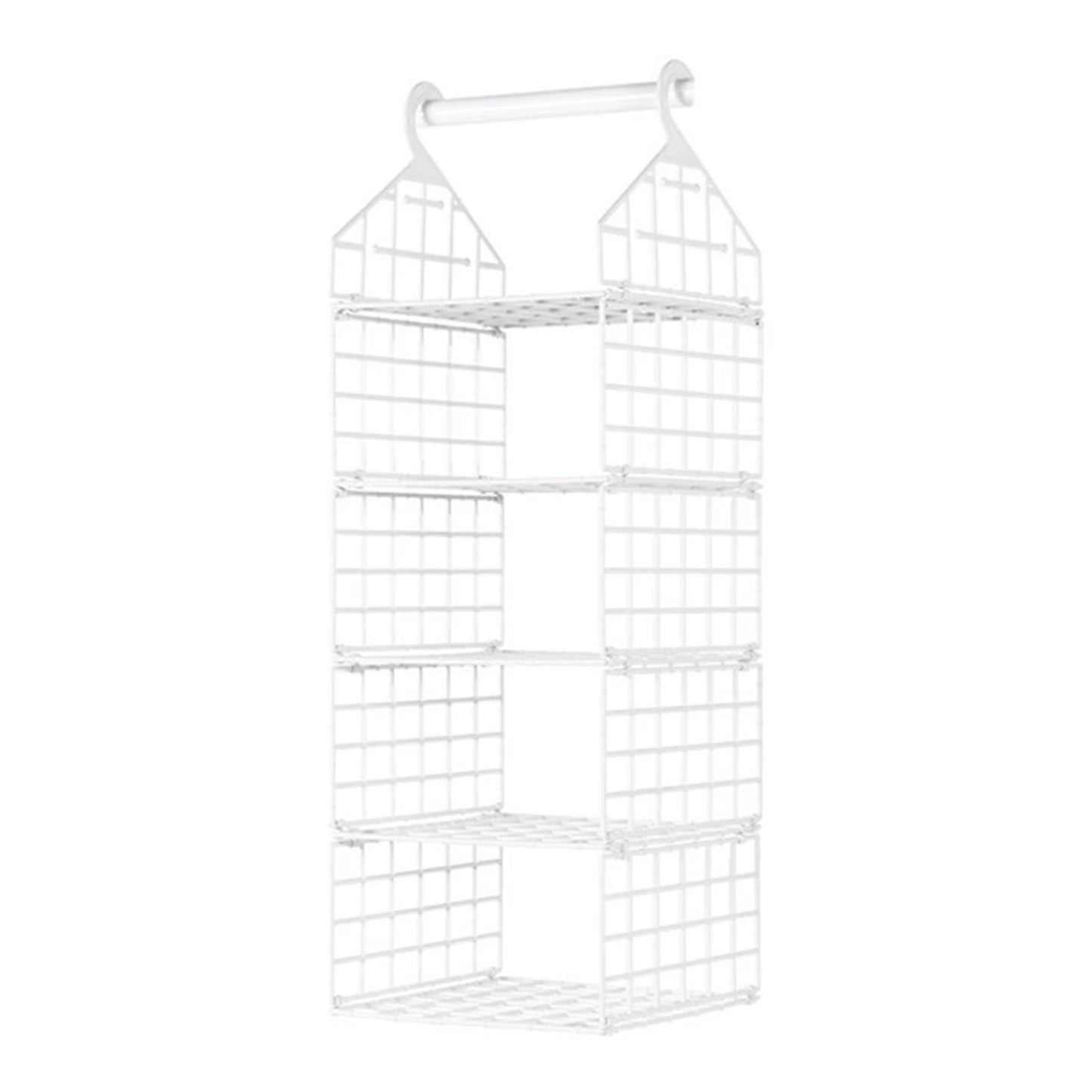 ClosetMax™ Foldable Hanging Organizer – Multi-Tier Space Saver for Pajamas, Coats, Sweaters & More - Roots & Rooms