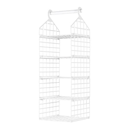 ClosetMax™ Foldable Hanging Organizer – Multi-Tier Space Saver for Pajamas, Coats, Sweaters & More - Roots & Rooms