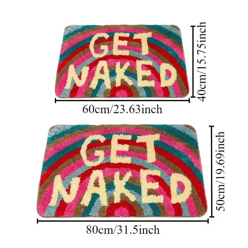 ColorPop™ Rainbow Tufted Bath Mat – Soft, Absorbent Accent Rug for Bathroom, Entryway, or Living Room - Roots & Rooms