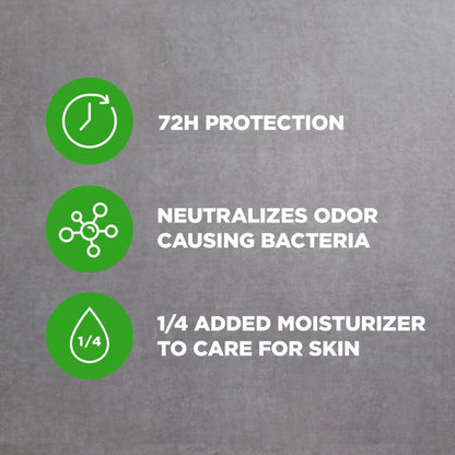 Deodorant Stick for Men Extra Fresh Aluminum Free with Moisturizing Cream, 3 Oz - Roots & Rooms