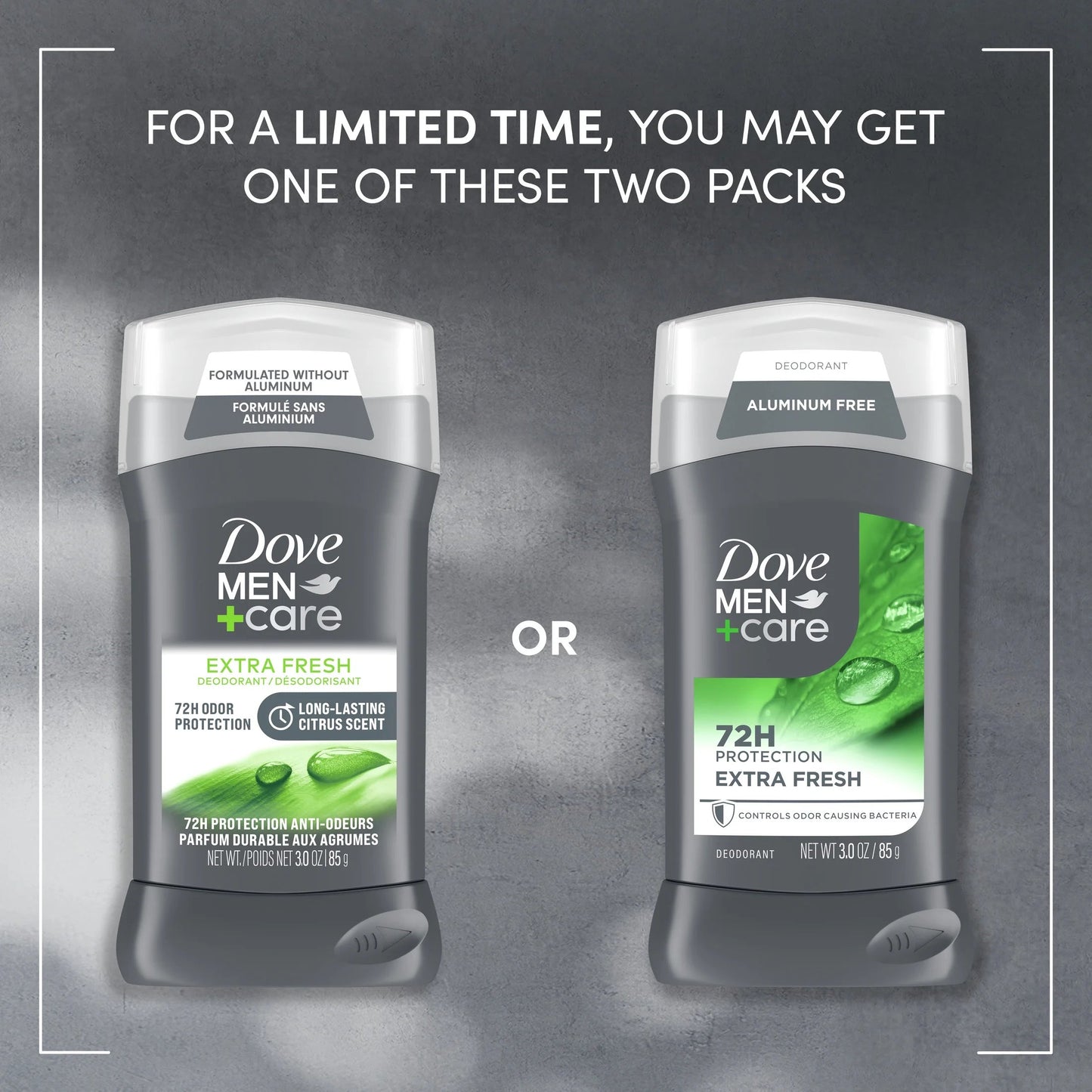 Deodorant Stick for Men Extra Fresh Aluminum Free with Moisturizing Cream, 3 Oz - Roots & Rooms