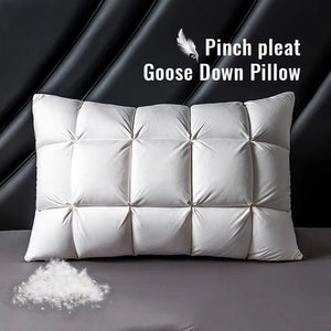 DreamNest Luxury Goose Down Pillow - Hotel Quality
