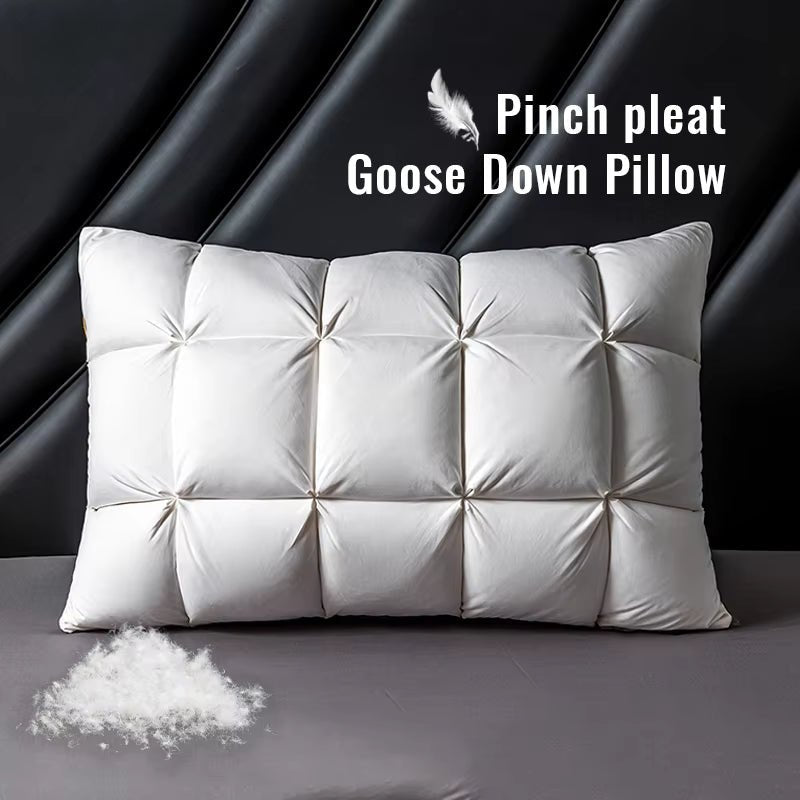 DreamNest Luxury Goose Down Pillow - Hotel Quality