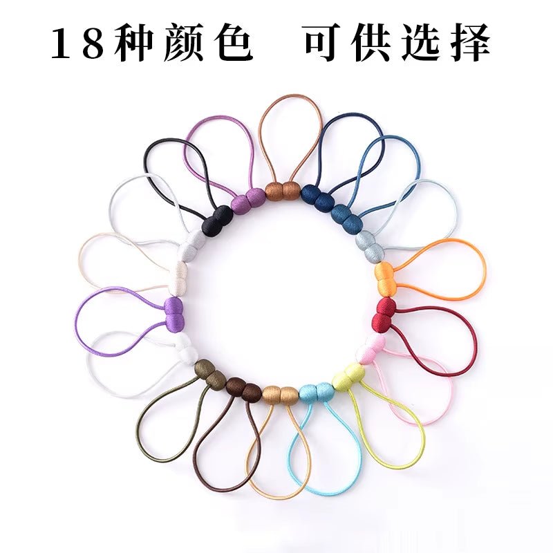 Elegant Magnetic Curtain Tiebacks – 2-Pack Decorative Polyester Buckle Clips for Effortless Style and Hold - Roots & Rooms