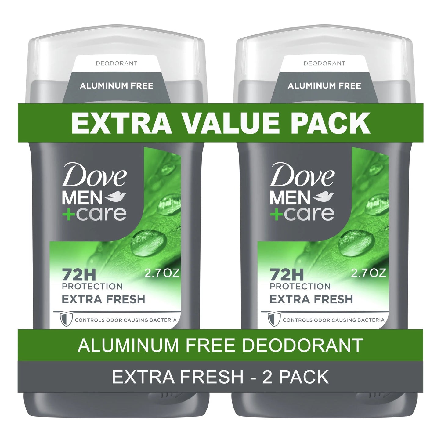 Extra Fresh Deodorant Stick Twin Pack for Men, Citrus, 3 Oz - Roots & Rooms