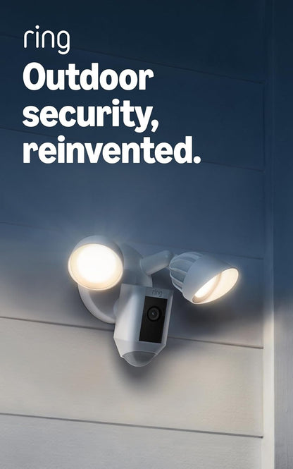 Motion Activated Floodlight Cam - Outdoor 1080P HD Video Surveillance - Roots & Rooms