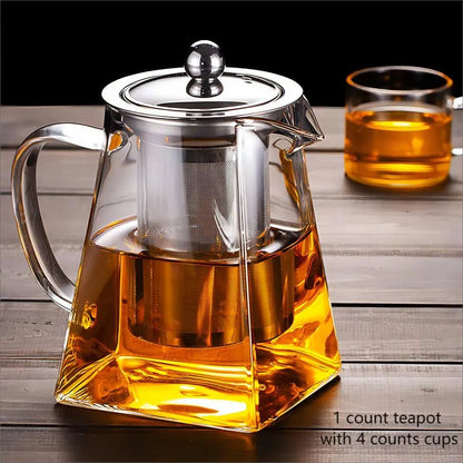 Glass Teapot Set - Roots & Rooms