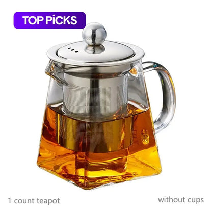 Glass Teapot Set - Roots & Rooms