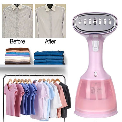 JetSteam™ 1500W Handheld Garment Steamer – Powerful, Portable, and Ready Wherever You Go - Roots & Rooms