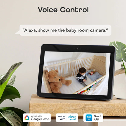 Look Indoor Home Security 1080P HD Video Surveillance Camera with Motion Detection, 2-Way Audio, Black - Roots & Rooms