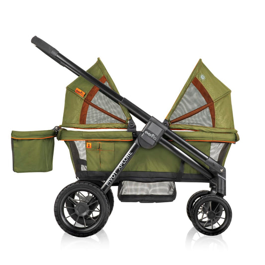 Pivot Xplore All-Terrain Stroller Wagon (Ranger Green) - Roots & Rooms