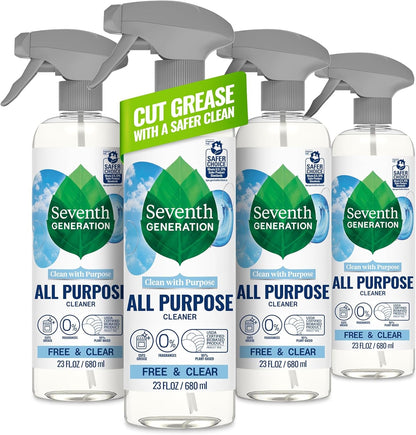 Plant-Based Cleaning Spray - Fragrance-Free, Kid & Pet Safe - 23 Oz - Roots & Rooms