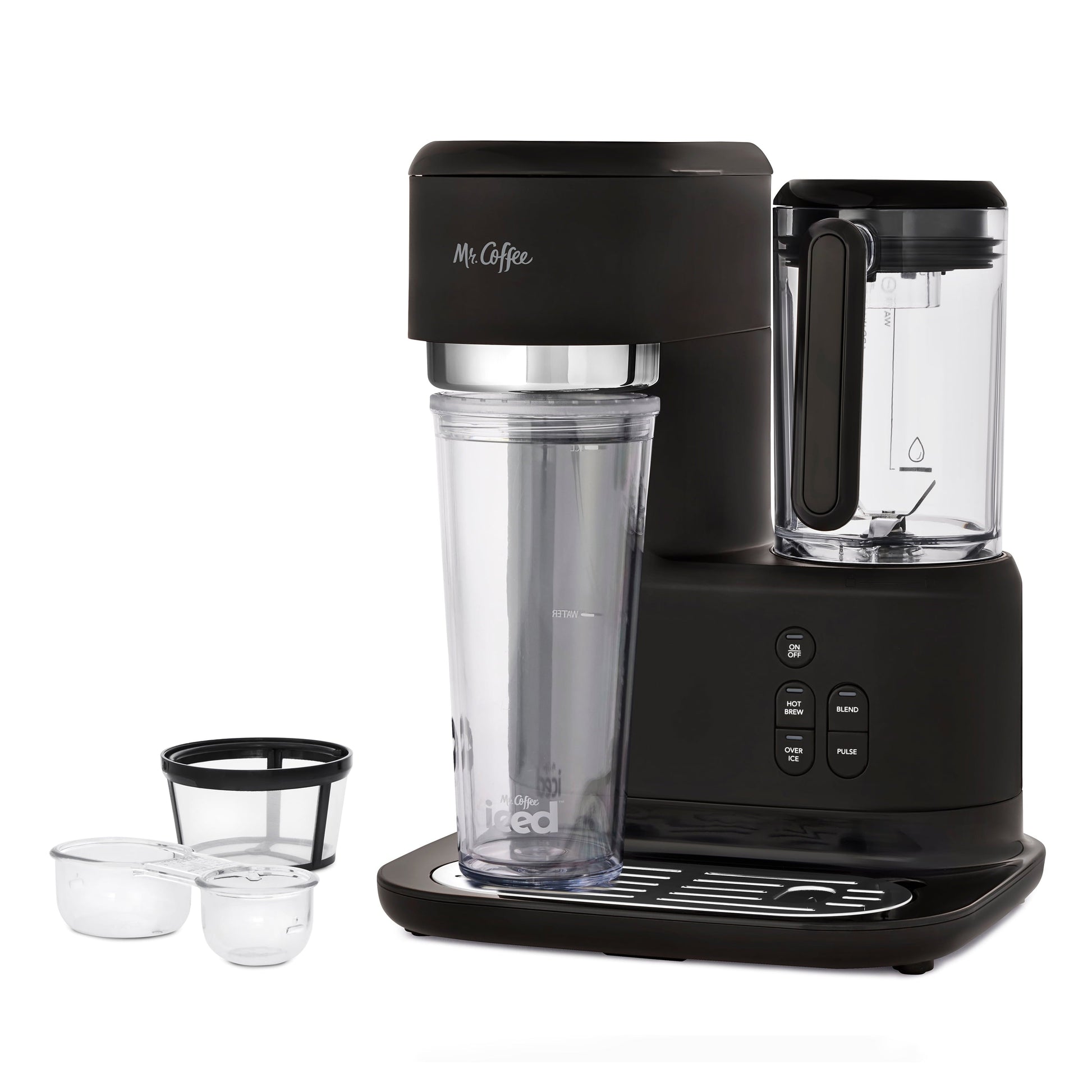 Single Serve Frappe and Iced Coffee Maker with Blender, Black - Roots & Rooms