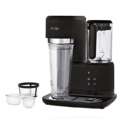 Single Serve Frappe and Iced Coffee Maker with Blender, Black - Roots & Rooms