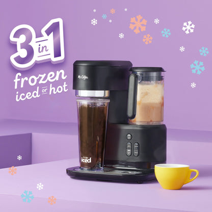 Single Serve Frappe and Iced Coffee Maker with Blender, Black - Roots & Rooms