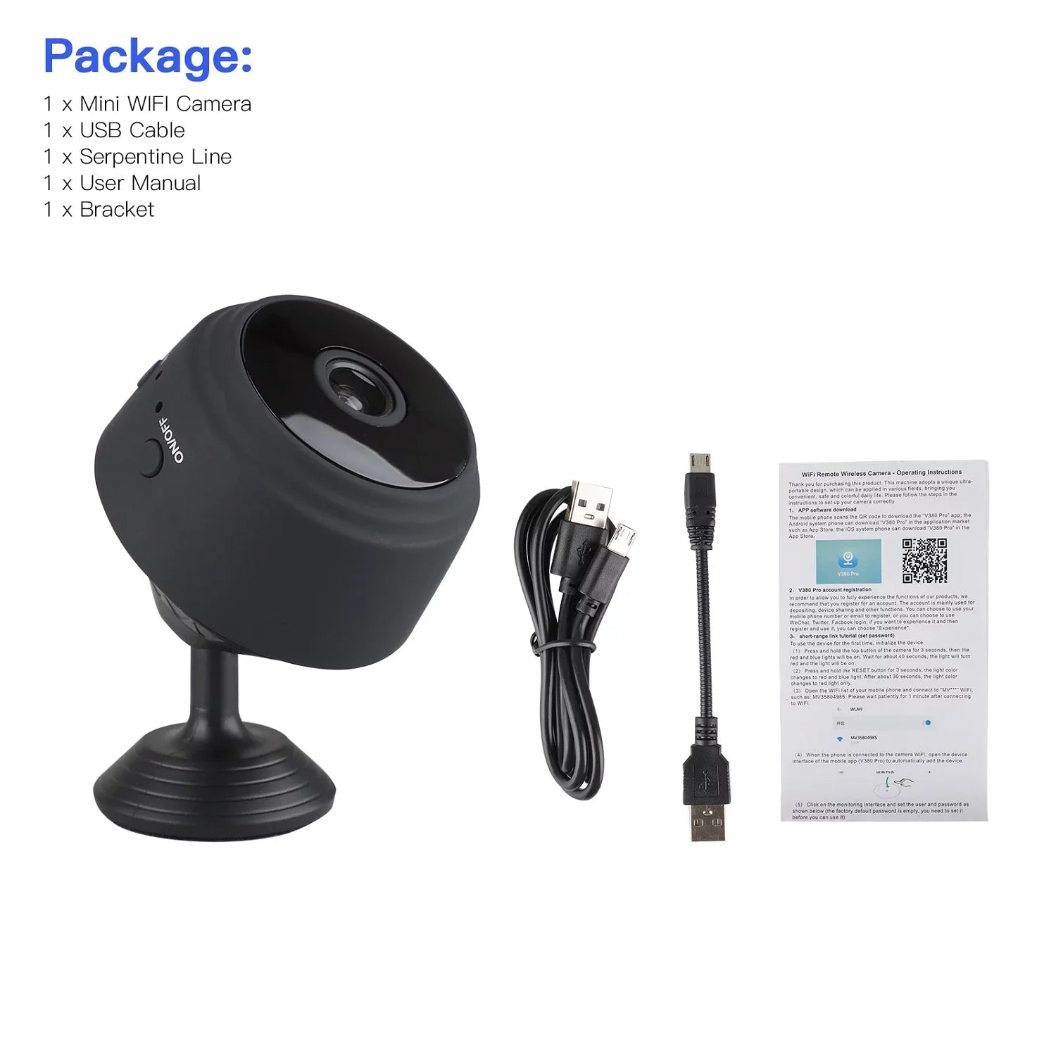 SZDUDU Mini Wireless Security Camera - Full HD Nanny Cam - Roots & Rooms