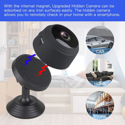 SZDUDU Mini Wireless Security Camera - Full HD Nanny Cam - Roots & Rooms