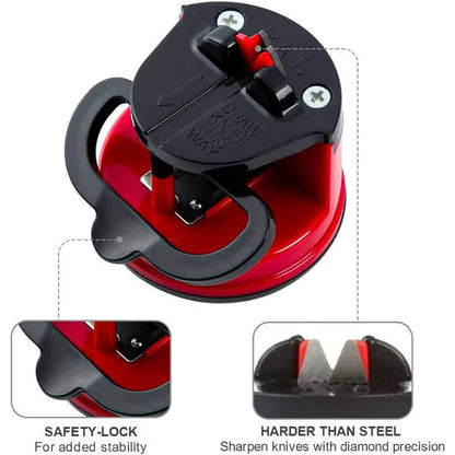 The Compact Knife Sharpener with Power Suction - Roots & Rooms
