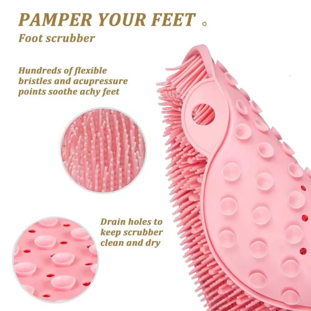 Ultimate Spa-Style Exfoliating Shower Mat – 5-in-1 Silicone Scrubbing & Massaging Solution - Roots & Rooms