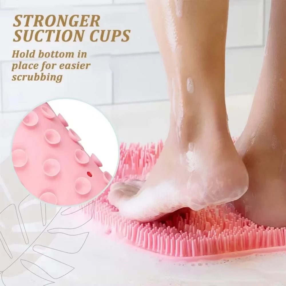 Ultimate Spa-Style Exfoliating Shower Mat – 5-in-1 Silicone Scrubbing & Massaging Solution - Roots & Rooms