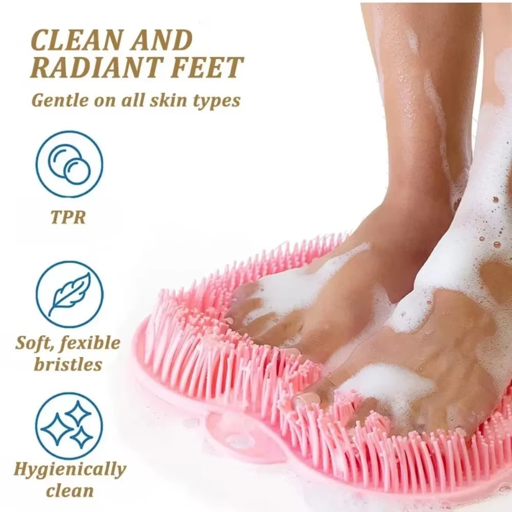 Ultimate Spa-Style Exfoliating Shower Mat – 5-in-1 Silicone Scrubbing & Massaging Solution - Roots & Rooms