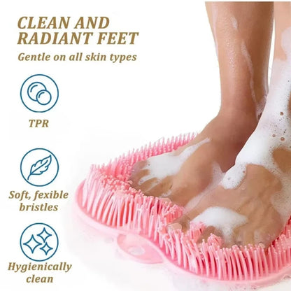 Ultimate Spa-Style Exfoliating Shower Mat – 5-in-1 Silicone Scrubbing & Massaging Solution - Roots & Rooms