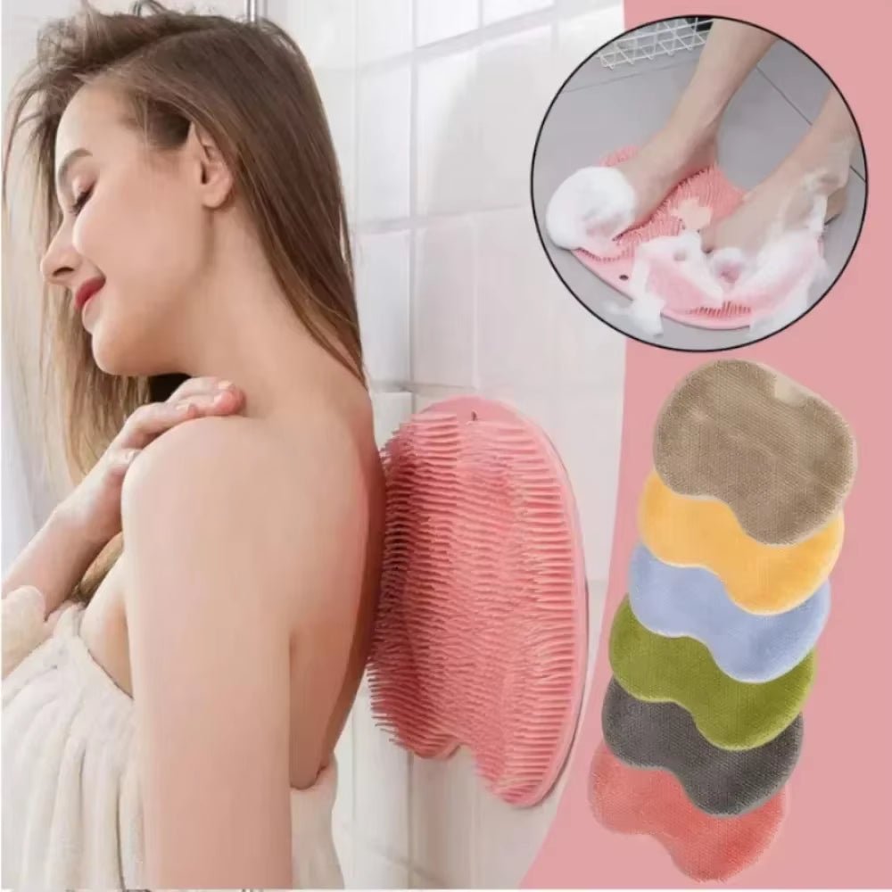 Ultimate Spa-Style Exfoliating Shower Mat – 5-in-1 Silicone Scrubbing & Massaging Solution - Roots & Rooms